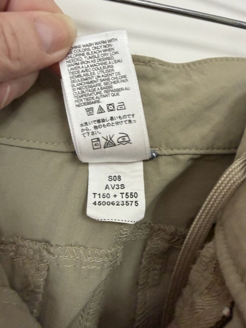 North Face Women’s 12 Short / Court Pant Tan Zip Off Cargo Shorts Hiking - Picture 10 of 12